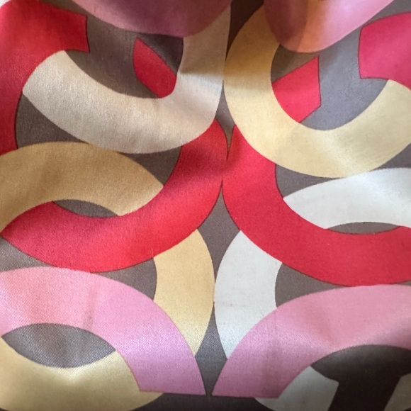 Coach Kristin Chain Link Signature Print Satchel - Picture 4 of 9